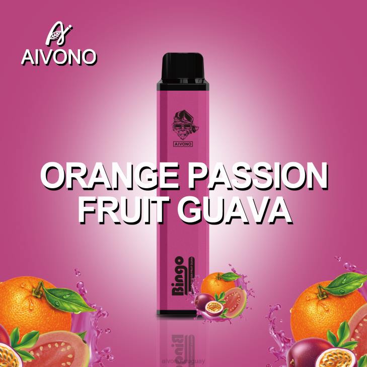 Aivono Uruguay - Aivono AIM BINGO 4000 guayaba naranja y maracuyá 6066132