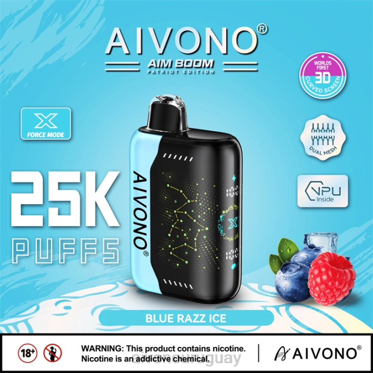Aivono Uruguay - Aivono AIM BOOM 25000 hielo azul 6066345