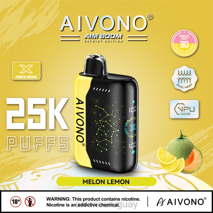 Aivono Uruguay - Aivono AIM BOOM 25000 melon limon 6066348