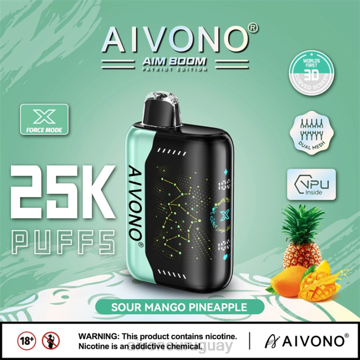 Aivono Uruguay - Aivono AIM BOOM 25000 piña mango agria 6066351