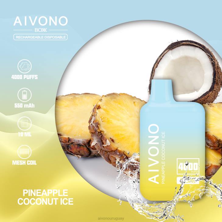 Aivono Uruguay - Aivono AIM BOXX 4000 hielo de piña y coco 6066222