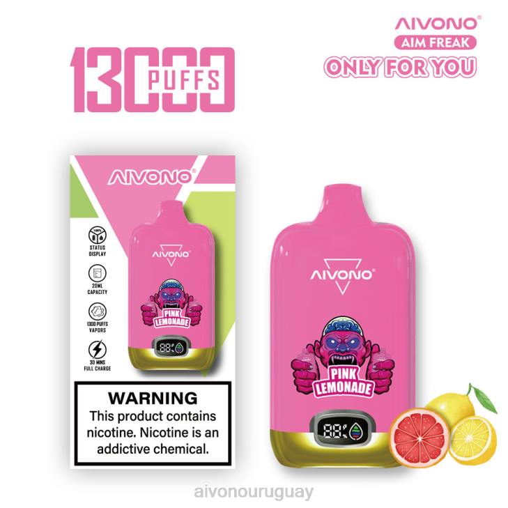 Aivono Uruguay - Aivono AIM FREAK 13000 limonada rosa 6066249