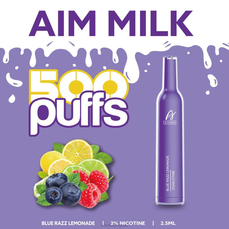 Aivono Uruguay - Aivono AIM MILK 500 limonada azul razz 6066264