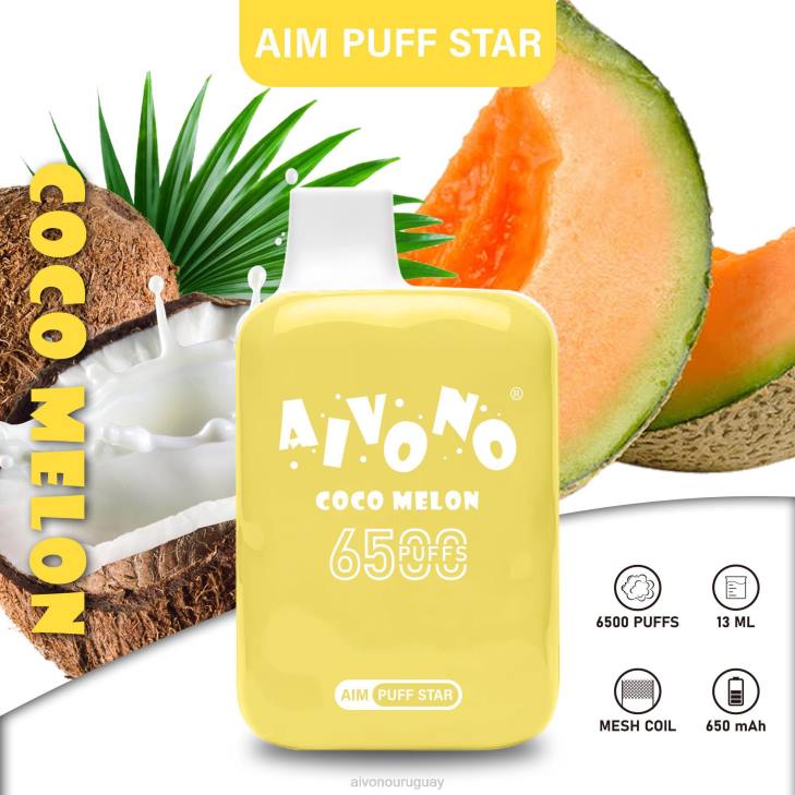 Aivono Uruguay - Aivono AIM PUFF STAR 6500 cocomelón 6066297