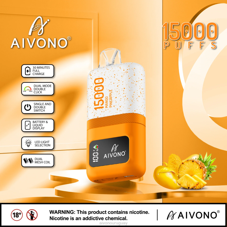 Aivono Uruguay - Aivono AIM magic 15000 mango piña 606669