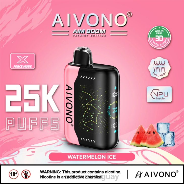 Aivono Vape - Aivono AIM BOOM 25000 hielo de sandia 6066353