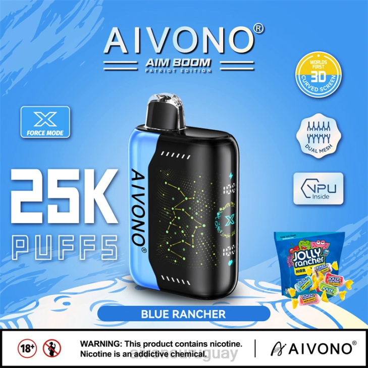 Aivono Vape - Aivono AIM BOOM 25000 ranchero azul 6066344