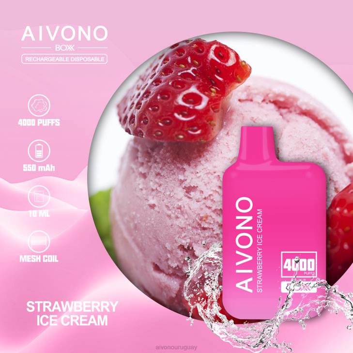 Aivono Vape - Aivono AIM BOXX 4000 helado de fresa 6066221