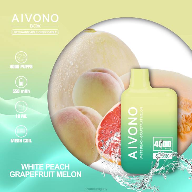 Aivono Vape - Aivono AIM BOXX 4000 melón melocotón blanco pomelo 6066224