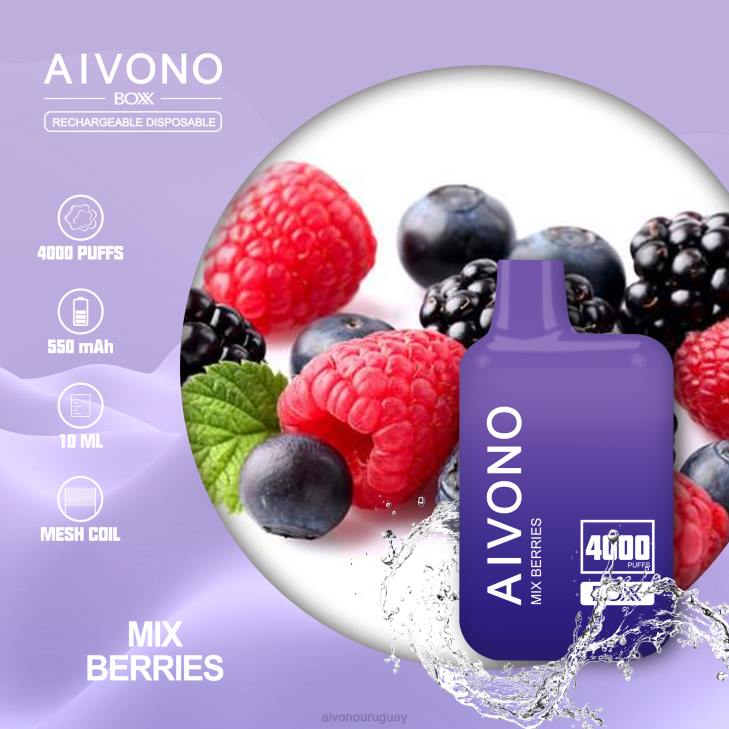Aivono Vape - Aivono AIM BOXX 4000 mezclar bayas 6066215