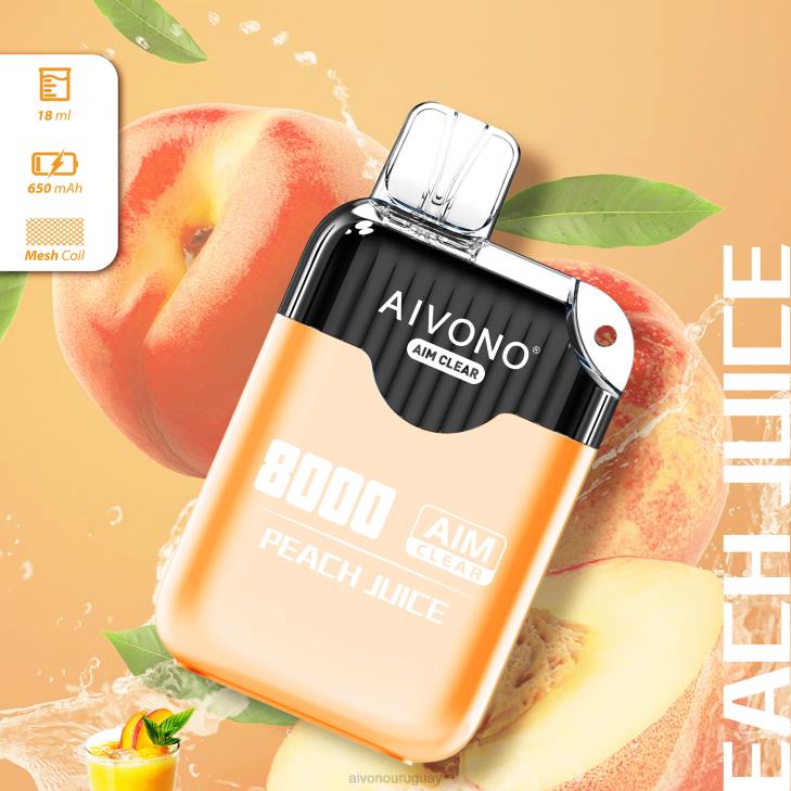 Aivono Vape - Aivono AIM CLEAR 8000 jugo de durazno 6066203