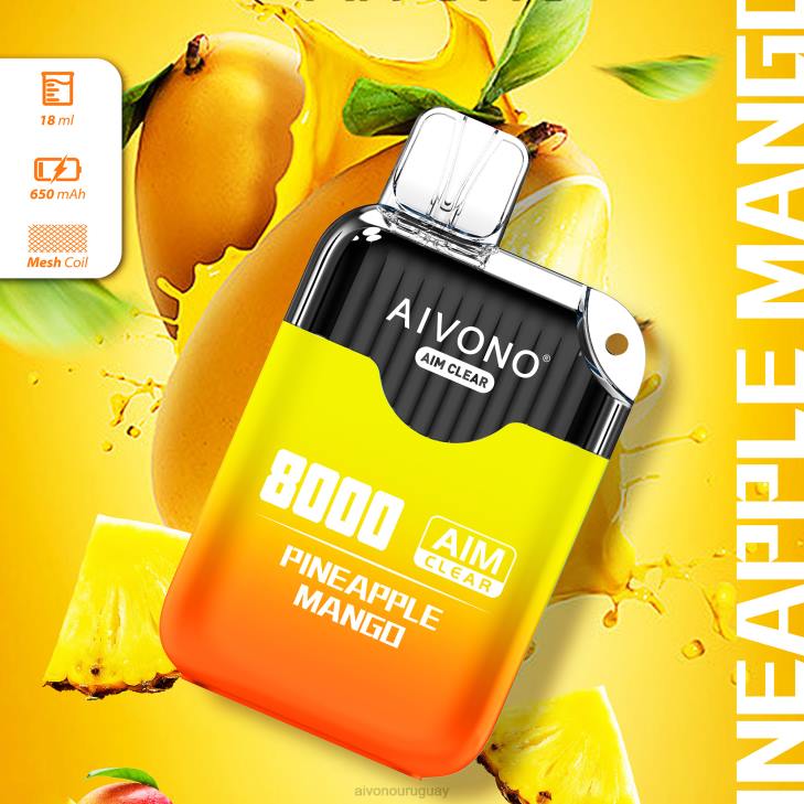Aivono Vape - Aivono AIM CLEAR 8000 mango de piña 6066209