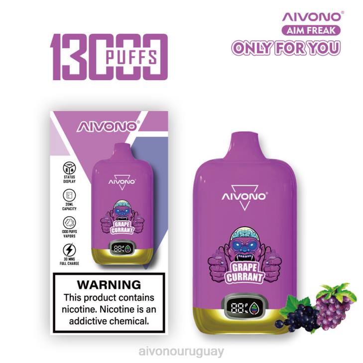 Aivono Vape - Aivono AIM FREAK 13000 grosella de uva 6066251
