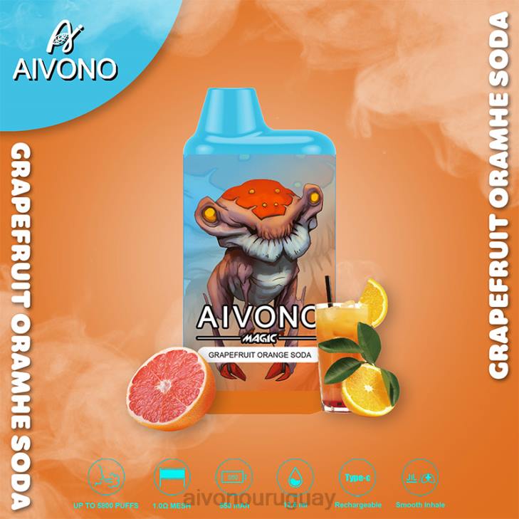 Aivono Vape - Aivono AIM MAGIC cigarrillo de caja de 5800 bocas refresco de pomelo y naranja 6066101