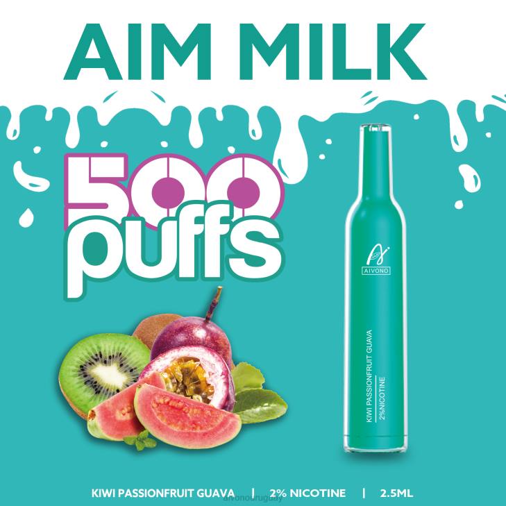 Aivono Vape - Aivono AIM MILK 500 kiwi maracuyá guayaba 6066272