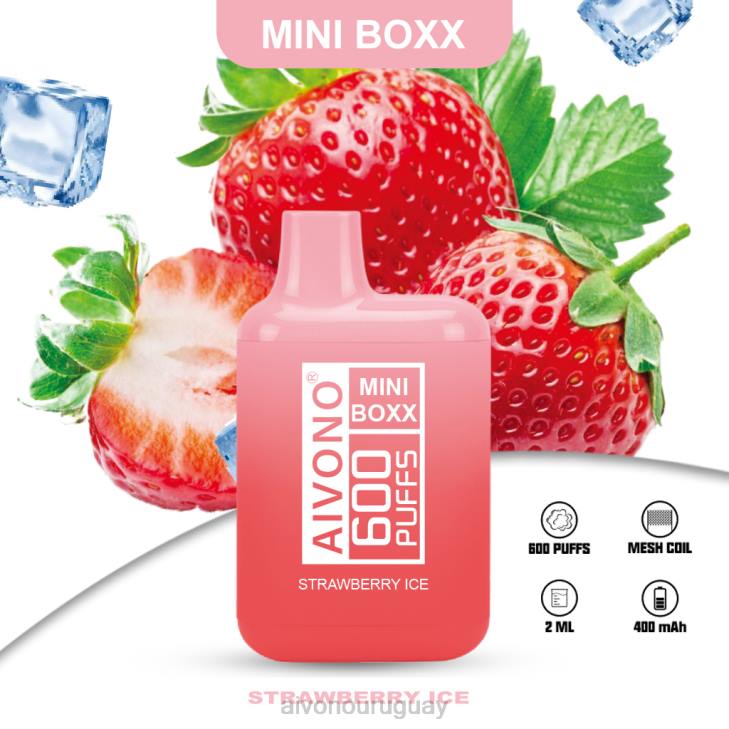 Aivono Vape - Aivono AIM MINI BOXX 600 hielo de fresa 6066236