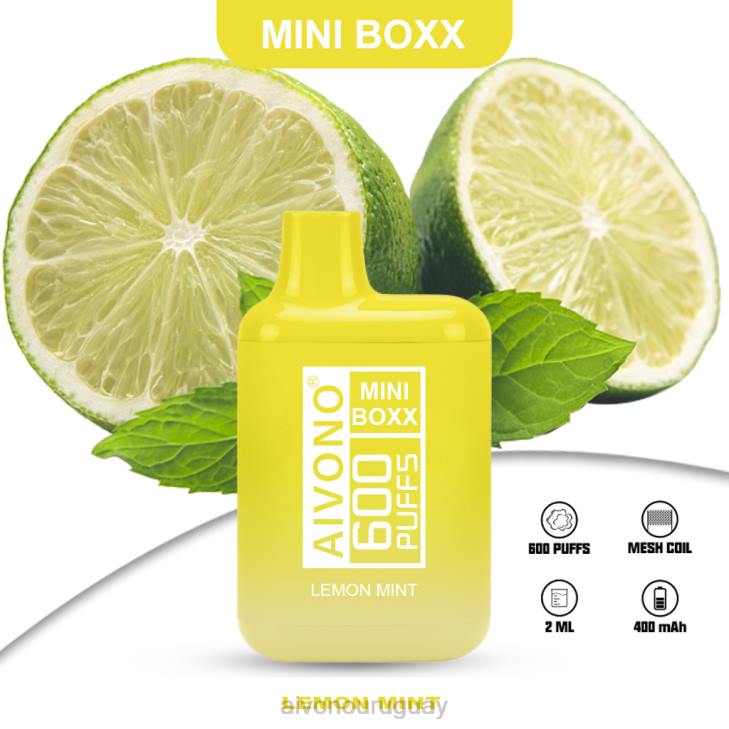 Aivono Vape - Aivono AIM MINI BOXX 600 menta limon 6066233
