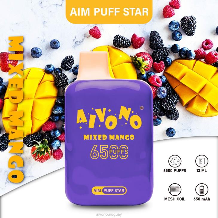 Aivono Vape - Aivono AIM PUFF STAR 6500 mango mixto 6066296