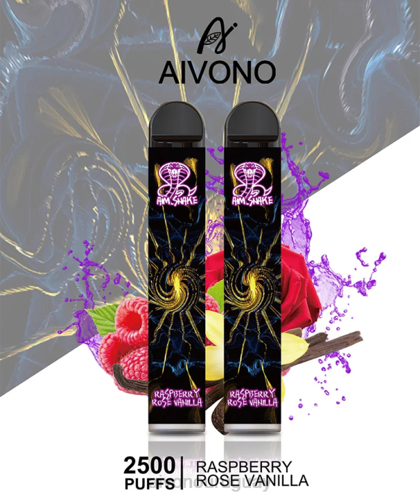 Aivono Vape - Aivono AIM SNAKE 2500 frambuesa rosa vainilla 6066317