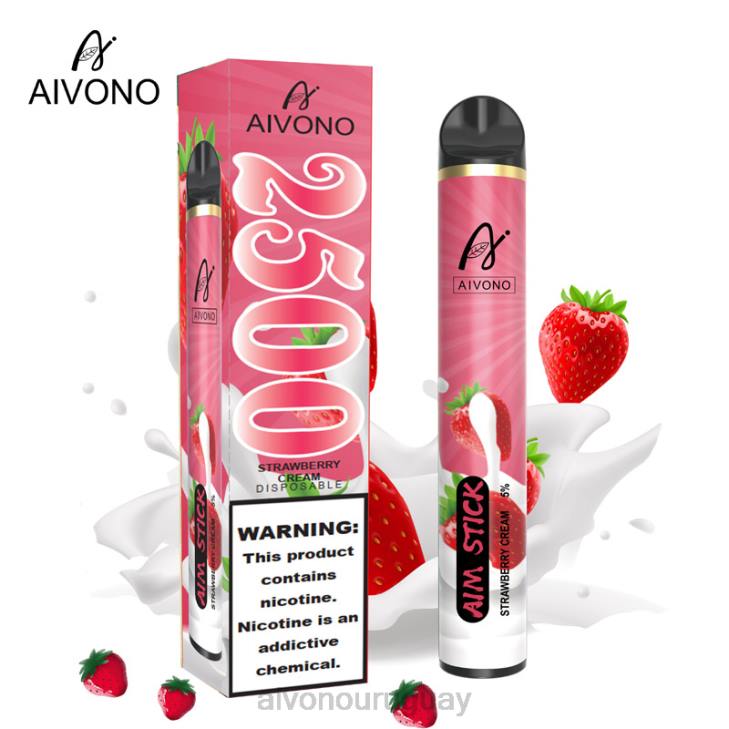 Aivono Vape - Aivono AIM STICK 2500 crema de fresa 6066155