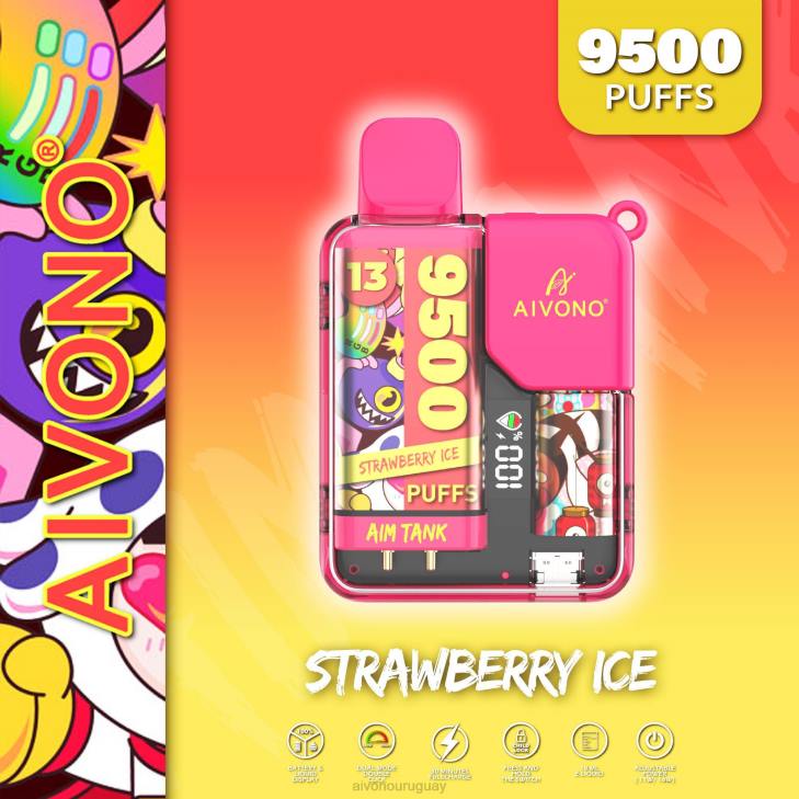 Aivono Vape - Aivono AIM TANK 9500 hielo de fresa 606638