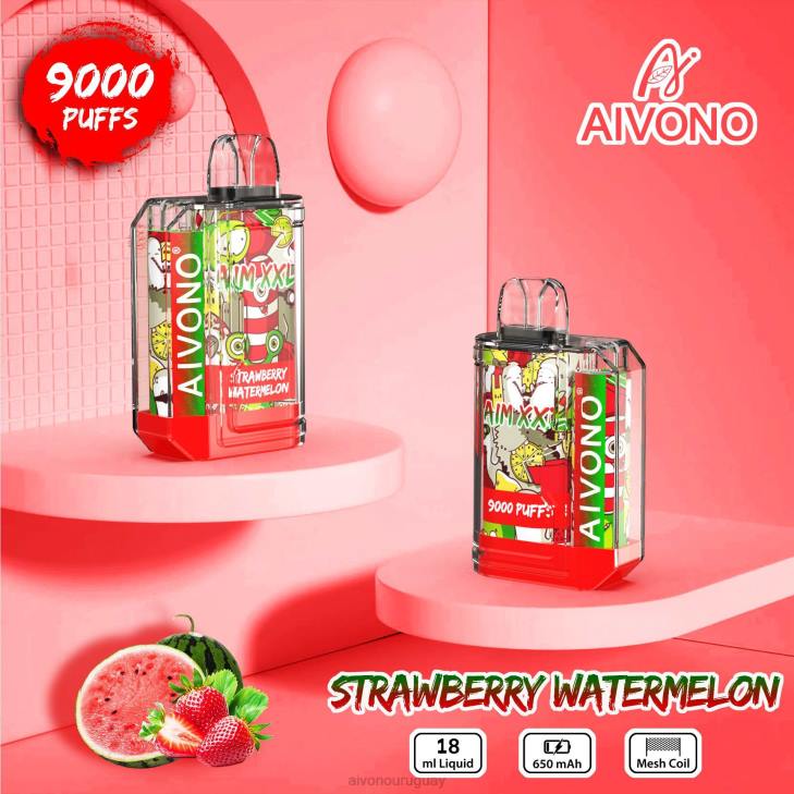 Aivono Vape - Aivono AIM XXL 9000 pegatina boca transparente sandia fresa 606653