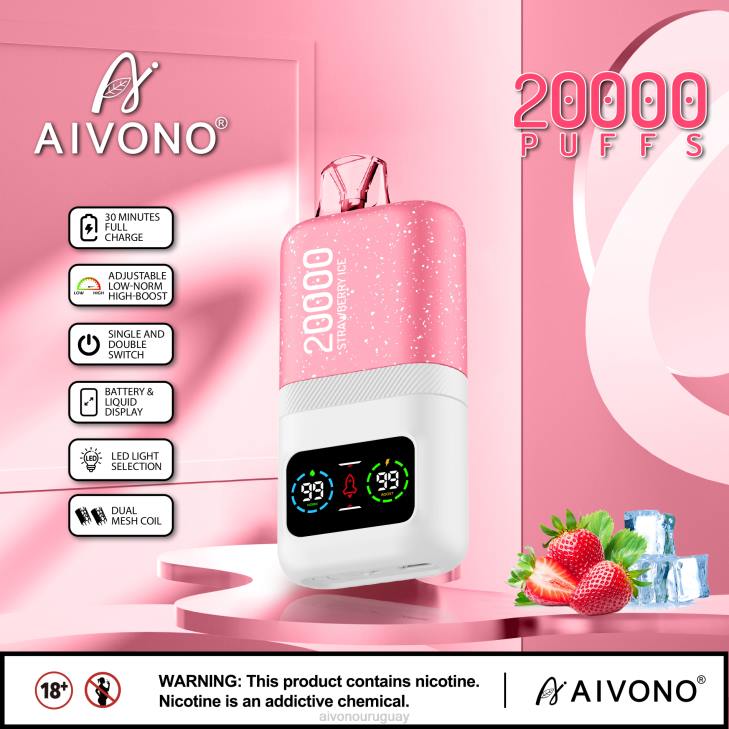 Aivono Vape - Aivono AIM magic 20000 hielo de fresa 606674