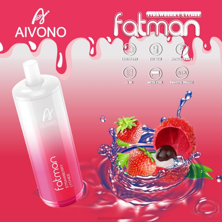 Aivono Vape - Aivono FATMAN 6800 lichi de fresa 606623