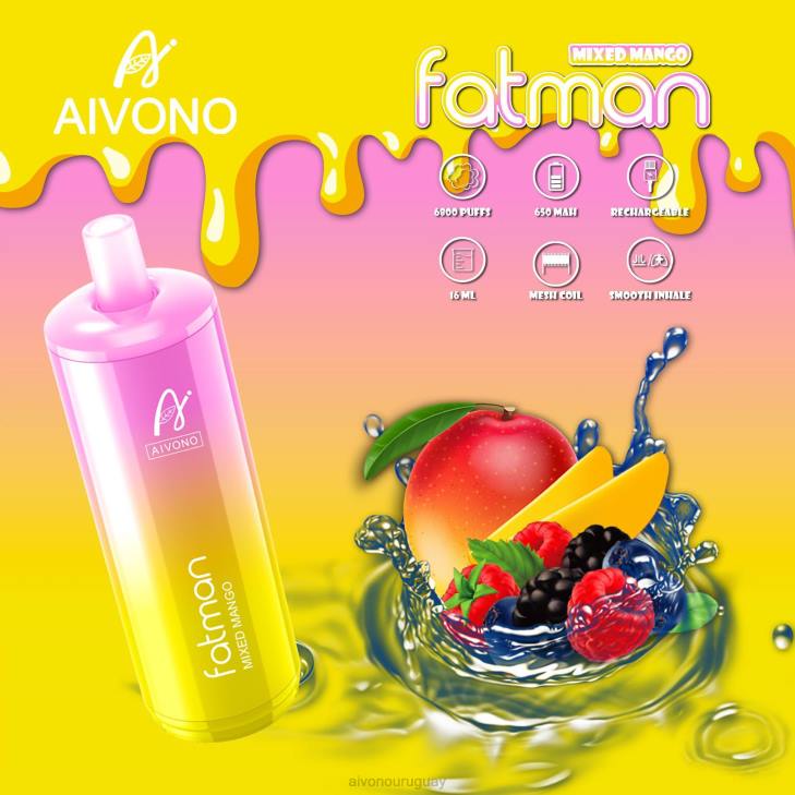 Aivono Vape - Aivono FATMAN 6800 mango mixto 606626