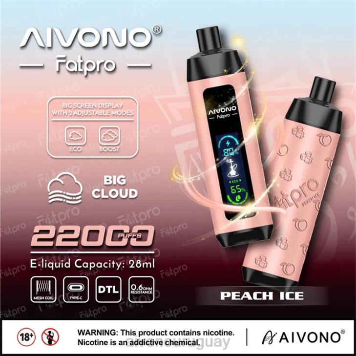 Aivono Vape - Aivono Fatpro 22000 hielo de durazno 60665