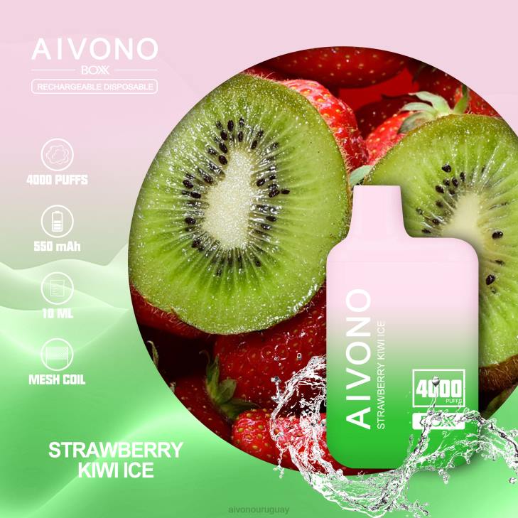 Aivono Vape Uruguay - Aivono AIM BOXX 4000 hielo de fresa y kiwi 6066229