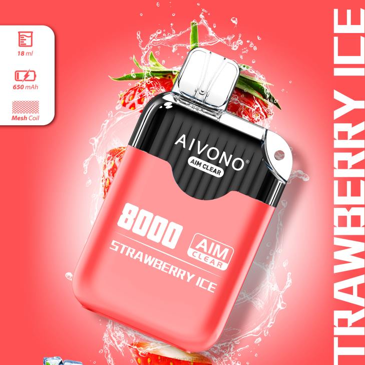 Aivono Vape Uruguay - Aivono AIM CLEAR 8000 hielo de fresa 6066205