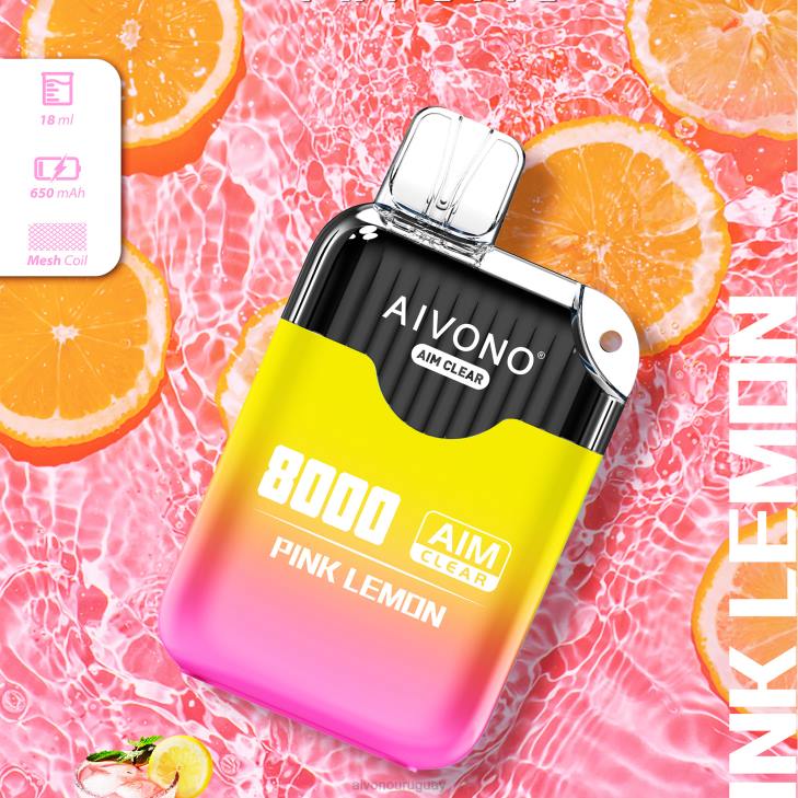 Aivono Vape Uruguay - Aivono AIM CLEAR 8000 limon rosa 6066211