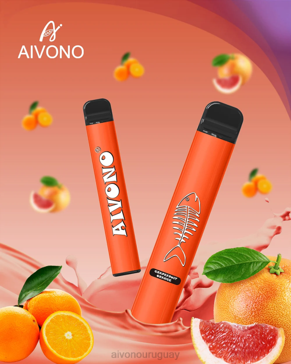 Aivono Vape Uruguay - Aivono AIM FISHBONE 600 naranja pomelo 6066280