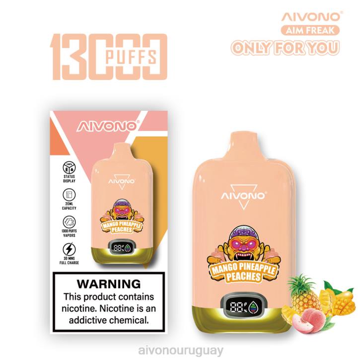 Aivono Vape Uruguay - Aivono AIM FREAK 13000 duraznos mango piña 6066250