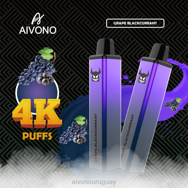 Aivono Vape Uruguay - Aivono AIM FREAK 4000 grosella negra de uva 6066259
