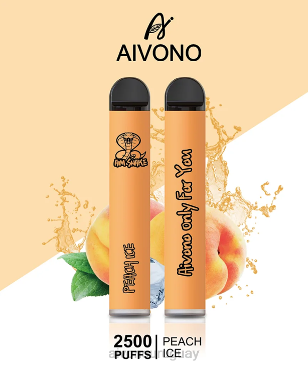 Aivono Vape Uruguay - Aivono AIM SNAKE 2500 hielo de durazno 6066316