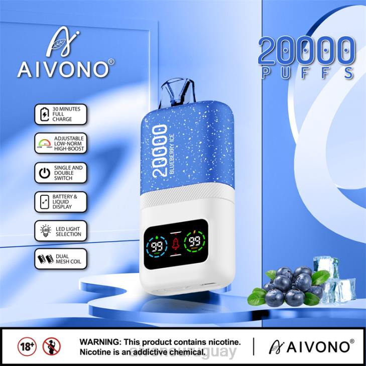 Aivono Vape Uruguay - Aivono AIM magic 20000 hielo de arándanos 606673