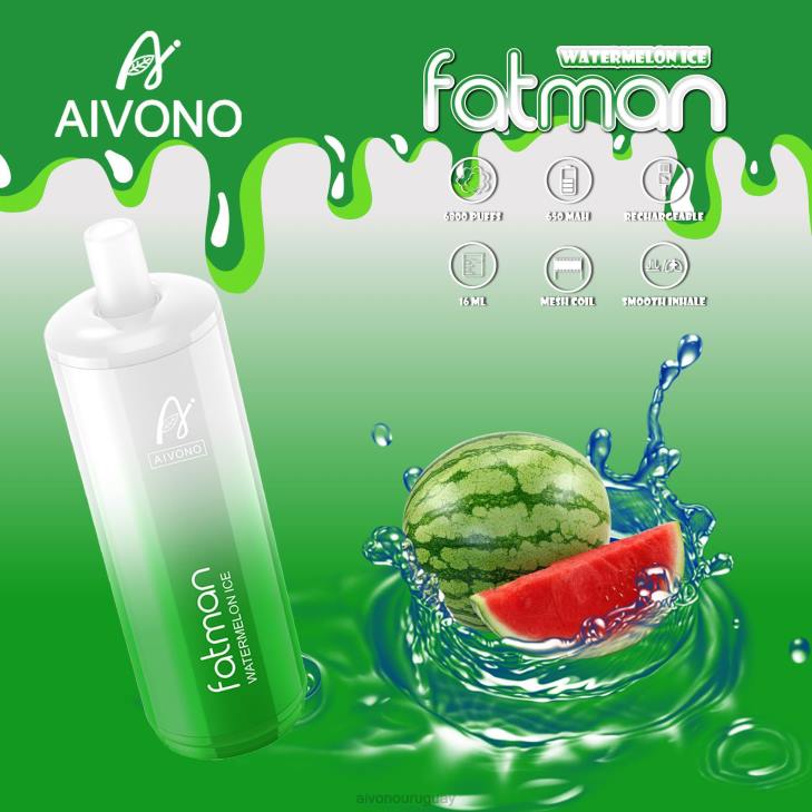 Aivono Vape Uruguay - Aivono FATMAN 6800 hielo de sandia 606628