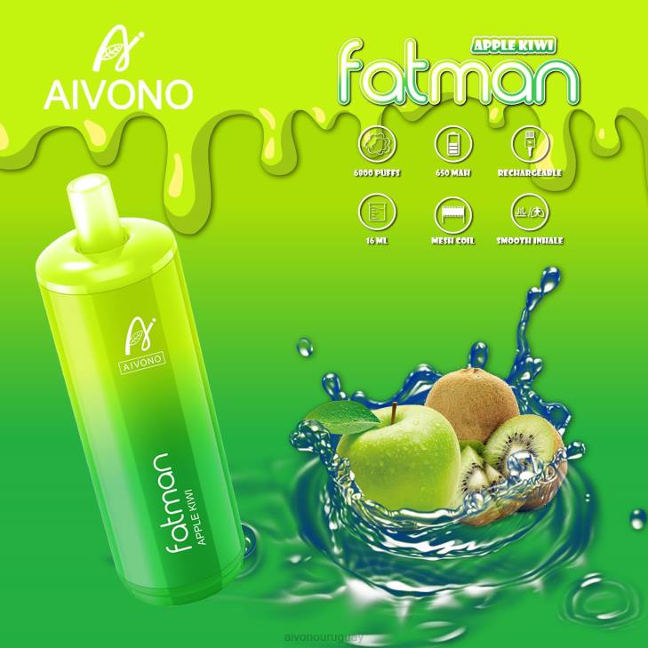 Aivono Vape Uruguay - Aivono FATMAN 6800 kiwi manzana 606631