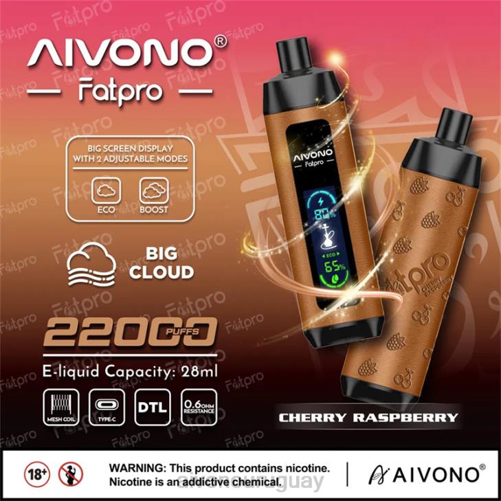 Aivono Vape Uruguay - Aivono Fatpro 22000 frambuesa cereza 60664