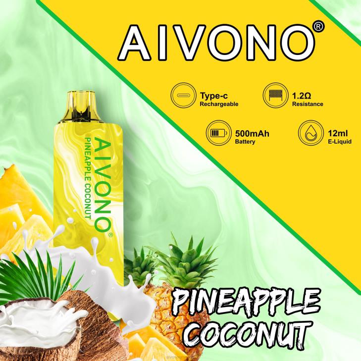 Aivono Vape Uruguay - Aivono AIM GUN 7000 coco piña 6066106