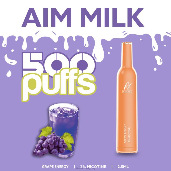 Aivono Vape Uruguay - Aivono AIM MILK 500 energía de la uva 6066265