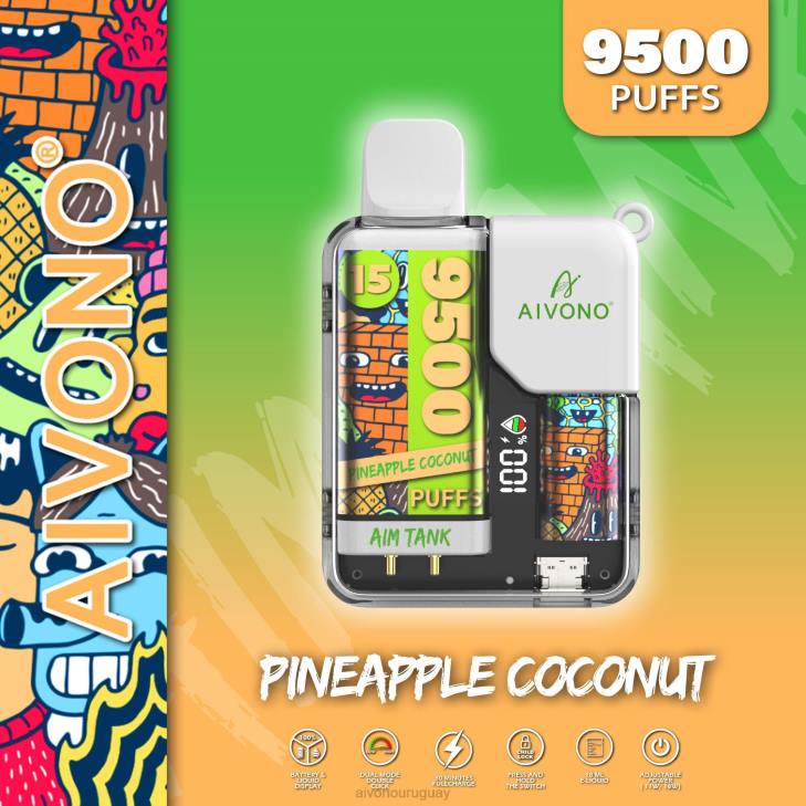 Aivono Vape Uruguay - Aivono AIM TANK 9500 coco piña 606640