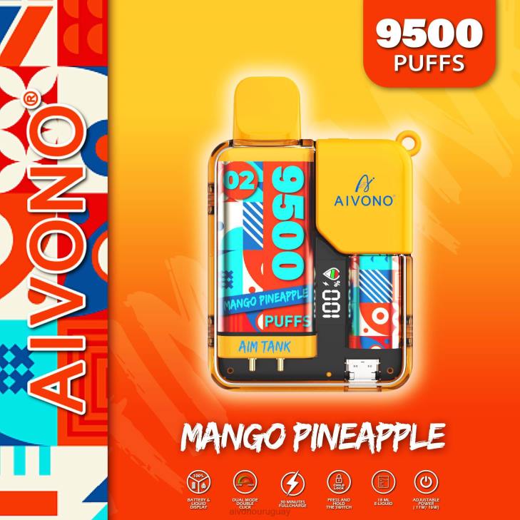 Aivono Vape Uruguay - Aivono AIM TANK 9500 mango piña 606634