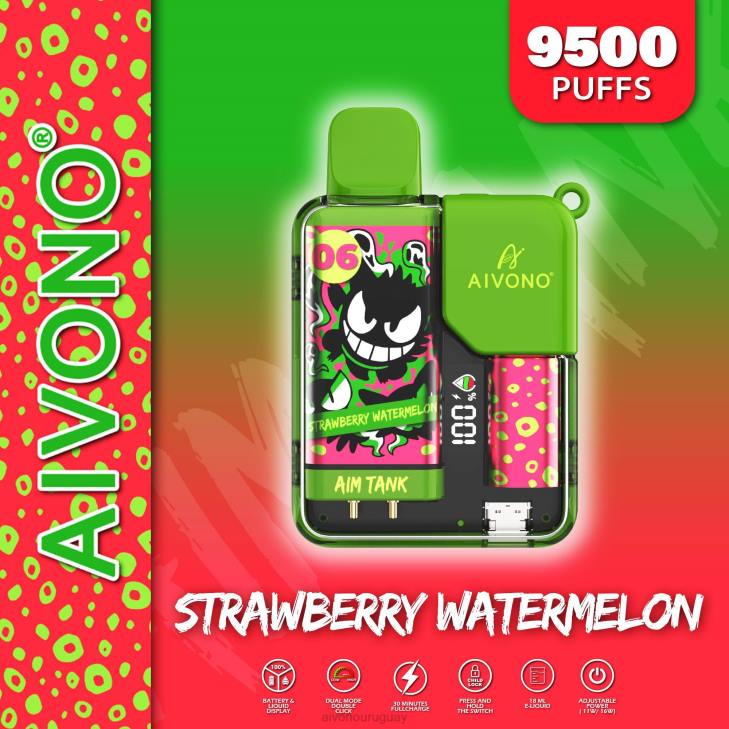 Aivono Vape Uruguay - Aivono AIM TANK 9500 sandia fresa 606646